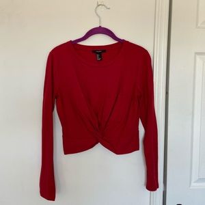 Forever21 Crop Top with Tie knot detail